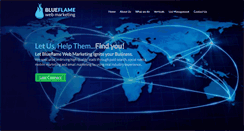 Desktop Screenshot of blueflamewebmarketing.com